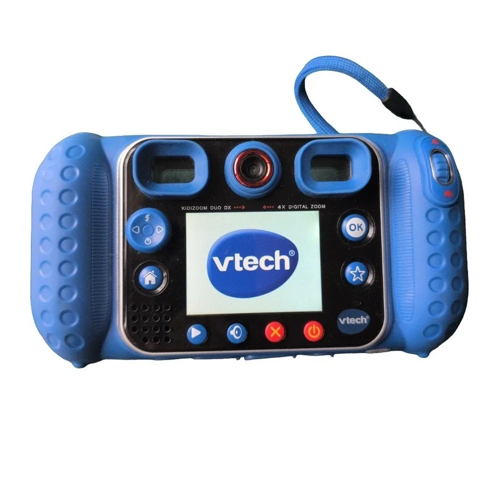 VTech Kidizoom Duo DX Blue With Case 4x Digital Zoom 5 Megapixels With Casemate - Picture 4 of 5